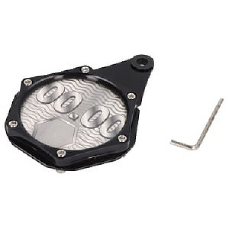 Holder with a parking ticket grip (110mmx26mm, colour neagra, Aluminium) OXFORD OX831