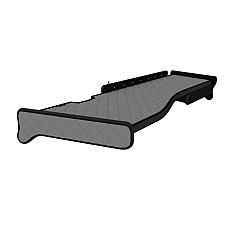 Raft interior cabina ofer Raftul cabinei lung Panou LED lumina alba sertar suplimentar sub blatul mesei lung culoare: gri serie: ELEGANCE  MERCEDES F-CORE F-CORE FT16 GRAY