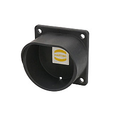 Accesorii pentru incarcator ca, vehicul electric Type 2 plug wall mount charging plug grip screwed DS DS 3 / DS 3 DS 4 II DS 7 DS 9 IVECO DAILY V DAILY VI MAN TGE MERCEDES A V177 A W169 A W177 B SPORTS TOURER W246 W242 10.83- HARTING 6113213040100