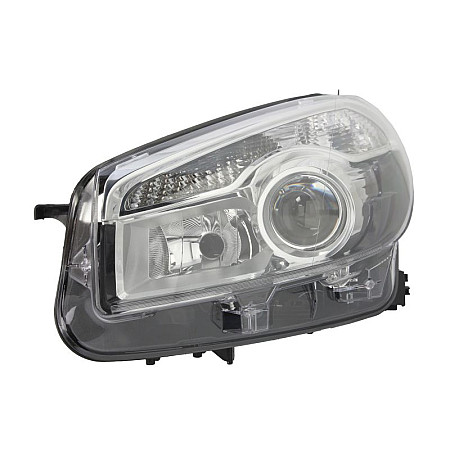 Far Lampa frontala Stanga D1S/H7 electric cu motor culoare insert: cromat culoare semnalizator: transparent NISSAN QASHQAI I -11.13 TYC TYC 20-15788-06-2