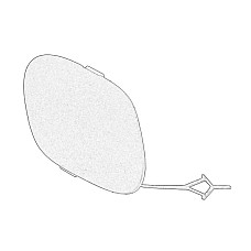 Capac carlig remorcare Towing tongue plug front for painting  FIAT TIPO 10.15- OE FIAT 735637884