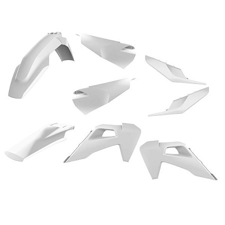 Kituri de plastic Off-road plastic accessories colour White HUSQVARNA FC TC 125-450 2019-2021 CEMOTO 91137 CEM