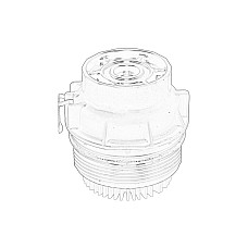 Locas filtru ulei Carcasa ulei TOYOTA AURIS COROLLA IQ URBAN CRUISER VERSO S YARIS 1.4D 08.05- OE TOYOTA 15650-33010