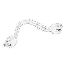 Conducta de inalta presiune, inst. de injectie CR system high pressure fuel hose 3/4 FORD FOCUS IV GALAXY III MONDEO V S-MAX TOURNEO CUSTOM V362 TRANSIT CUSTOM V362 TRANSIT V363 2.0D 12.15- OE FORD 2215508