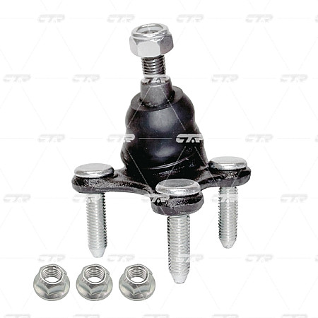 Articulatie sarcina/ghidare Axle ball joint L cone diameter 154mm with ball joint AUDI A3 Q3 SEAT ALTEA ALTEA XL TOLEDO III SKODA OCTAVIA II SUPERB II YETI VW BEETLE CADDY III 1.0-3.6 02.03- CTR CTRCB0452L