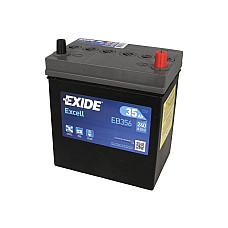 Acumulator Pornire Acumulator EXIDE 12V 35Ah/240A EXCELL R+ en jis 187x127x220 B00 - fara flansa de montare pornire EXIDE EB356