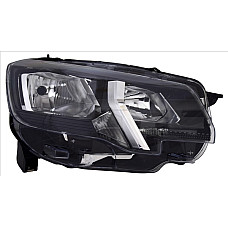 Far Headlamp L H1/H7/W21 electric with motor  PEUGEOT PARTNER III RIFTER 03.18- TYC TYC 20-17742-05-2
