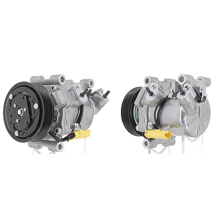 Compresor, climatizare Air-conditioning compressor  CITROEN C-ELYSEE PEUGEOT 301 1.2-1.6LPG 11.12- TEAMEC TM8637157