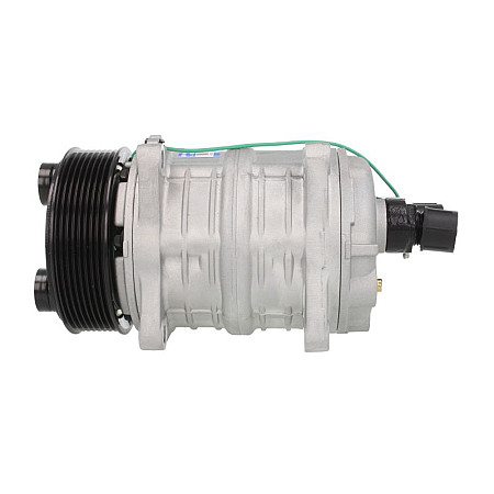 Compresor, climatizare Universal A/C compressor QP15 way of fitting Eye pulley diameter 119mm pulley type PV8 24V oil included MAN TGA TGM I TGS I TGX I 10.5D-6.9D 12.00- TCCI QP15-1526