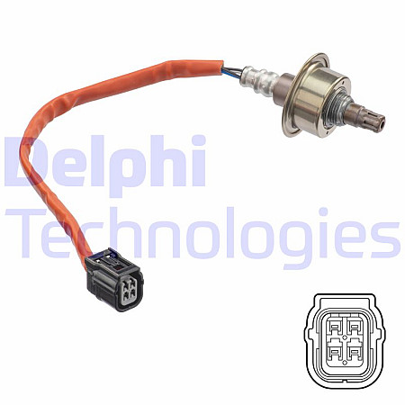 Sonda lambda 265mm HONDA CIVIC VIII CR-V III 1.6-2.2D 09.05- DELPHI ES21305-12B1