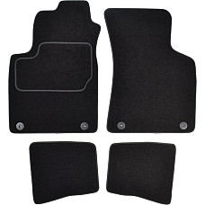 Covoras podea textil Floor mats Velours 4 pcs front/rear set colour neagra AUDI TT 10.98-06.06 Coupe MAMMOOTH MMT A041 AUD250 PRM 01