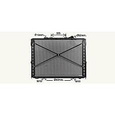 Radiator, racire motor Engine radiator with frame  DAF CF MX-11210-PX-7231 05.13- HIGHWAY 10011025HW
