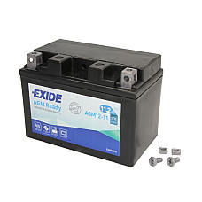 Acumulator Pornire Battery AGM/Starting EXIDE 12V 11Ah 205A L+ Maintenance free 150x87x110mm Started YTZ14-BS BENELLI SPORT EVO TNT TORNADO TREK BMW C F HP2 R HONDA CB CBR CRF 110-1700 1985-2020 EXIDE YTZ14-BS EXIDE READY