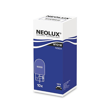 Bec, lumina aditionala frana Bec cutie 10buc WY21W 12V 21W W3X16D portocaliu NEOLUX NLX582A K10SZT