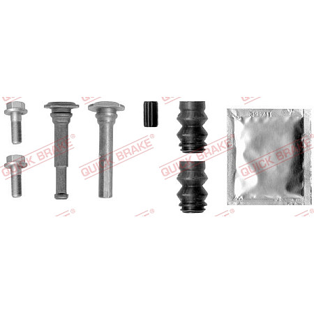 Set bucsi de ghidaj, etrier frana Kit reparare etrier Fata Dreapta/Stanga MERCEDES VIANO W639 VITO / MIXTO W639 VITO W639 CITROEN C1 C1 II XSARA HONDA CR-V III OPEL AGILA 1.0-Electric 02.98- QUICK BRAKE QB113-1384X
