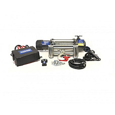 Troliu pentru vehicul off-road Off-road vehicle winch BST 10000 Lbs towed weight 4536kg 55HP voltage 12V  transmission 3-step planetary reduction 218:1 rope type: steel 28m brake type dynamic HUSAR WINCH BST10000LBS12V