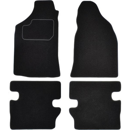 Covoras podea textil Floor mats Velours 4 pcs front/rear set colour neagra MAZDA BT-50 12.06-12.15 Pick-up MAMMOOTH MMT A041 MAZ110 PRM 01