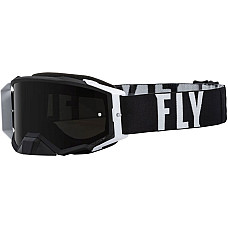 Ochelari de soare si protectie Motorcycle goggles FLY RACING ZONE PRO colour neagra/white size OS sponge layers triple windshield smoked FLY FLY 37-51902