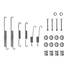 Set accesorii, sabot de frana Set de montaj pantofi de frana LUCAS CITROEN XSARA PEUGEOT 106 II 306 RENAULT TWINGO I 1.1-1.9D 06.94-03.07 BOSCH 1 987 475 157