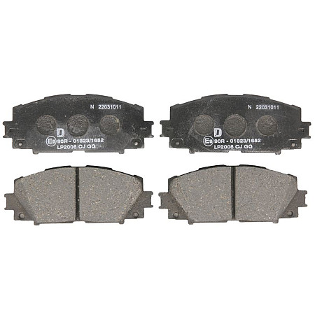 Set placute de frana Fata GREAT WALL VOLEEX C20R TOYOTA YARIS 1.0-1.8 08.05- DELPHI LP2006