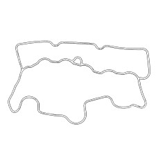 Garnitura, capac supape Rocker cover gasket PERKINS U20996150