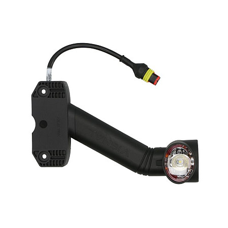 Lampa gabarit Outline marker lights R shape: oval orange/red/white surface hose length 350 on long arm 12/24V connector: SUPERSEAL 2PIN VIGNAL VALD14782