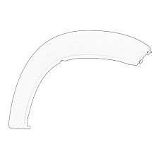 Elemente decorative/protectie, aripa Fernder decorative trim rear L HEAVY CITROEN JUMPER FIAT DUCATO PEUGEOT BOXER 04.06-12.17 OE FIAT 735422802