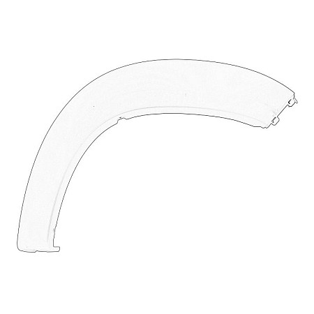Elemente decorative/protectie, aripa Fernder decorative trim rear L HEAVY CITROEN JUMPER FIAT DUCATO PEUGEOT BOXER 04.06-12.17 OE FIAT 735422802