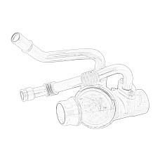 Termostat,lichid racire Cooling system thermostat 85C in housing VOLVO S80 II V70 III XC60 I XC70 II 2.4D 03.06-02.17 OE VOLVO 31368373