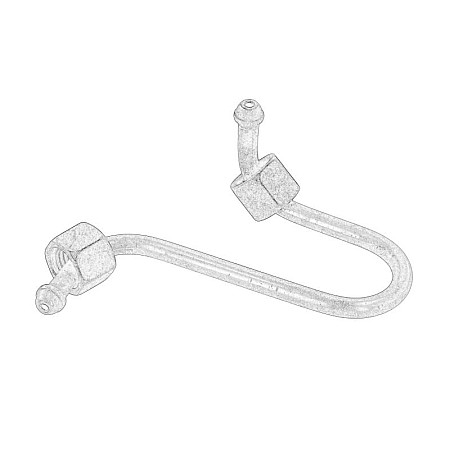 Conducta de inalta presiune, inst. de injectie CR system high pressure fuel hose pump/CR rail CITROEN BERLINGO BERLINGO/MINIVAN C4 I C5 I EVASION JUMPER I JUMPY I XANTIA XSARA XSARA PICASSO XSARA/HATCHBACK 2.0D 06.98-12.11 OE PEUGEOT 1570F2