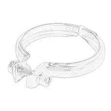 Colier, sistem de esapament Clema de esapament CHEVROLET AVEO CRUZE TRAX OPEL ADAM ASTRA J ASTRA J GTC CASCADA CORSA D CORSA D/HATCHBACK CORSA E CORSA E/HATCHBACK INSIGNIA A 1.0-2.0ALK 07.06- OE OPEL 55565351