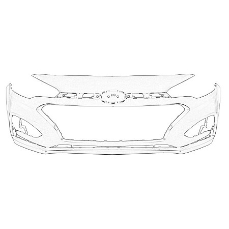 Bara de protectie Bumper front front  HYUNDAI I20 ACTIVE I20 II HYUNDAI 86511C8AA0