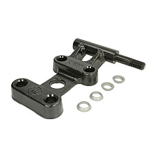 Tabla profilata, suport arc Placa de fixare a arcului de frunze Dreapta BPW BPW 09.145.25.40.0