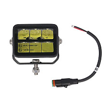 Lampa frontala PL Lampa dalekosiezna LED HP number of diodes: 6 power max: 30W voltage: 10/32V Approval ECE R149 waterproof shape Rectangular length85mm width62mm height74mm M-TECH TUOLOWLBO134