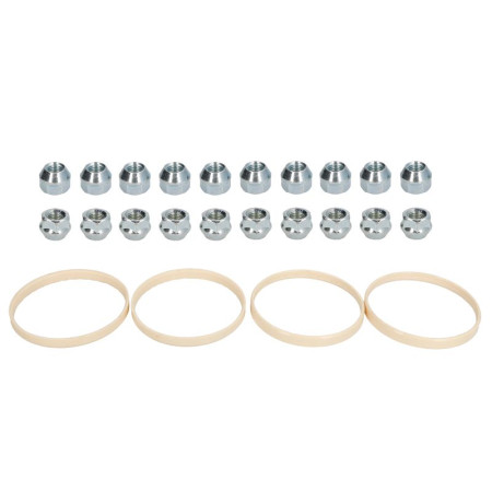 Trusa de montare a jantei de aliaj Fitting kit Y 76x716 N M12x15 K19 OPEN 1 kit / 4 wheels - B/N qty 20 MAK MAK 8000000850