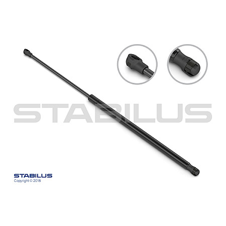 Amortizor gaz pavilion Arcul arcul de acoperis lungime maxima 2755mm sUV 100mm husas convertibil se potriveste MERCEDES 124 A124 CABRIOLET 0492 0693 STABILUS STA2534BP