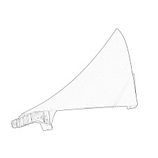 Acoperire, oglinda exterioara Carcasa / capac al oglinzii laterale Stanga FIAT DOBLO OPEL COMBO/MINIVAN 02.10- OE FIAT 735498423