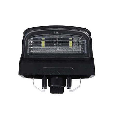 Iluminare numar de circulatie Licence plate lamp LED 12/24V colour: neagra glass colour: white connector: SUPERSEAL embossed VIGNAL VAL199000