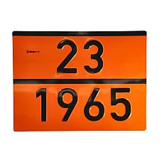 Semn de avertizare Marking plate ADR 23/1965 LPG 1pcs CARGOPARTS CARGO-T022