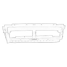 Centura/Grinda/Intarirea centurii Air flow control module lower part plastic FORD MONDEO IV S-MAX 05.06-12.14 OE FORD 1718085