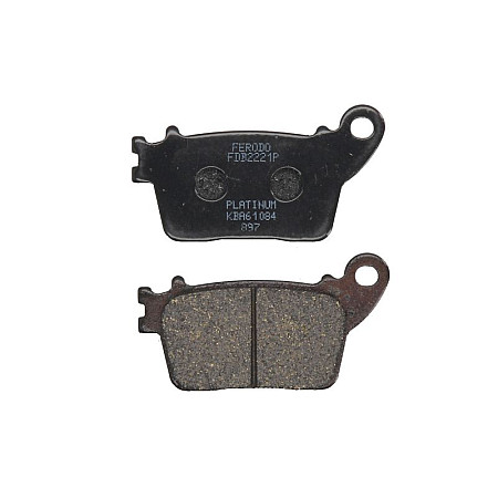 Set placute frana,frana disc Brake pads rear intended use: route material: platinum-P 766x421x89mm HONDA CBR KAWASAKI ZX-6R SUZUKI GSX-R GSX-S YAMAHA YZF-R1 600/636/1000 2007-2019 FERODO FDB2221P