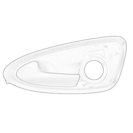 Maner usa Fata Stanga parghie pentru vehicule cu oglinzi incalzite si reglate electric SEAT IBIZA IV 1.0-2.0D 03.08-06.17 OE SEAT 6J1 837 113AAH1