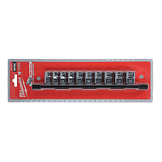 &quot;Set chei tubulare Sockets set 10 pcs socket / drive: 3/8&quot;&quot; short profile: Hexagonal packaging: rail&quot; MILWAUKEE 4932492507