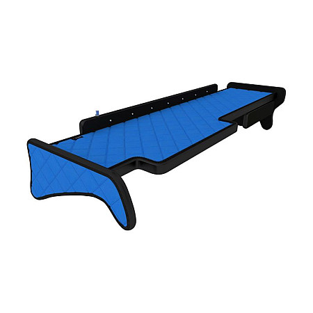 Raft interior cabina ofer Raftul cabinei cabina larga XXL lung Panou LED lumina alba sertar suplimentar sub blatul mesei lung culoare: albastru serie: ELEGANCE MAN F-CORE F-CORE FT14 BLUE