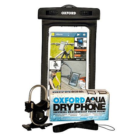 Accesorii moto Husa impermeabila pentru telefon Wodoodporny OXFORD culoare Negru OX190