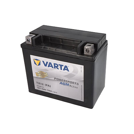 Acumulator Pornire Battery AGM/Starting VARTA 12V 10Ah 150A L+ Maintenance free 152x88x131mm YTX12-BS AEON COBRA CROSSLAND APRILIA ATLANTIC PEGASO RST RSV SCARABEO SPORTCITY TUONO 50-1340 1980-2019 VARTA YTX12-BS VARTA FUN READY