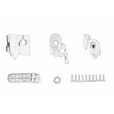Maner, dispozitiv de reglare a sistemului de reglare faruri Suport far FIAT 500L 0.9-1.6D 09.12- OE FIAT 51890249