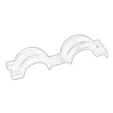 Flansa incalzire,preancalzitor aer admisie Heater hose clip FORD C-MAX FOCUS II KUGA I 10.06-11.12 OE FORD 1454337