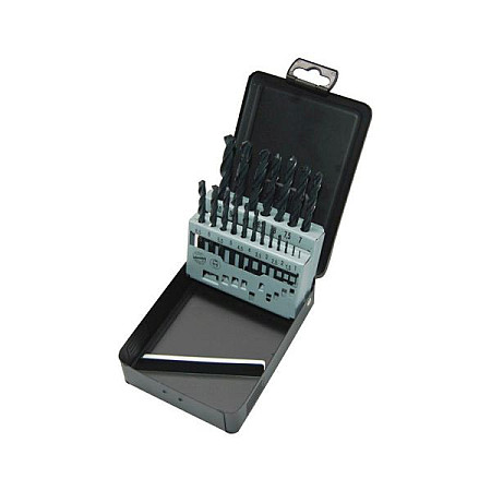 Burghiu Drill bit kit HSS-R 19 pcs drill bit diameter: 1 15 2 25 3 35 4 45 5 55 6 65 7 75 8 85 9 95 10mm intended use material: steel MILWAUKEE 4932352468