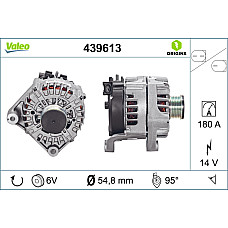 Alternator 14V 180A BMW 1 E81 1 E82 1 E87 1 E88 3 E90 3 E91 3 E92 3 E93 5 E60 X1 E84 X3 E83 2.0D/3.0 06.04-06.15 VALEO VAL439613